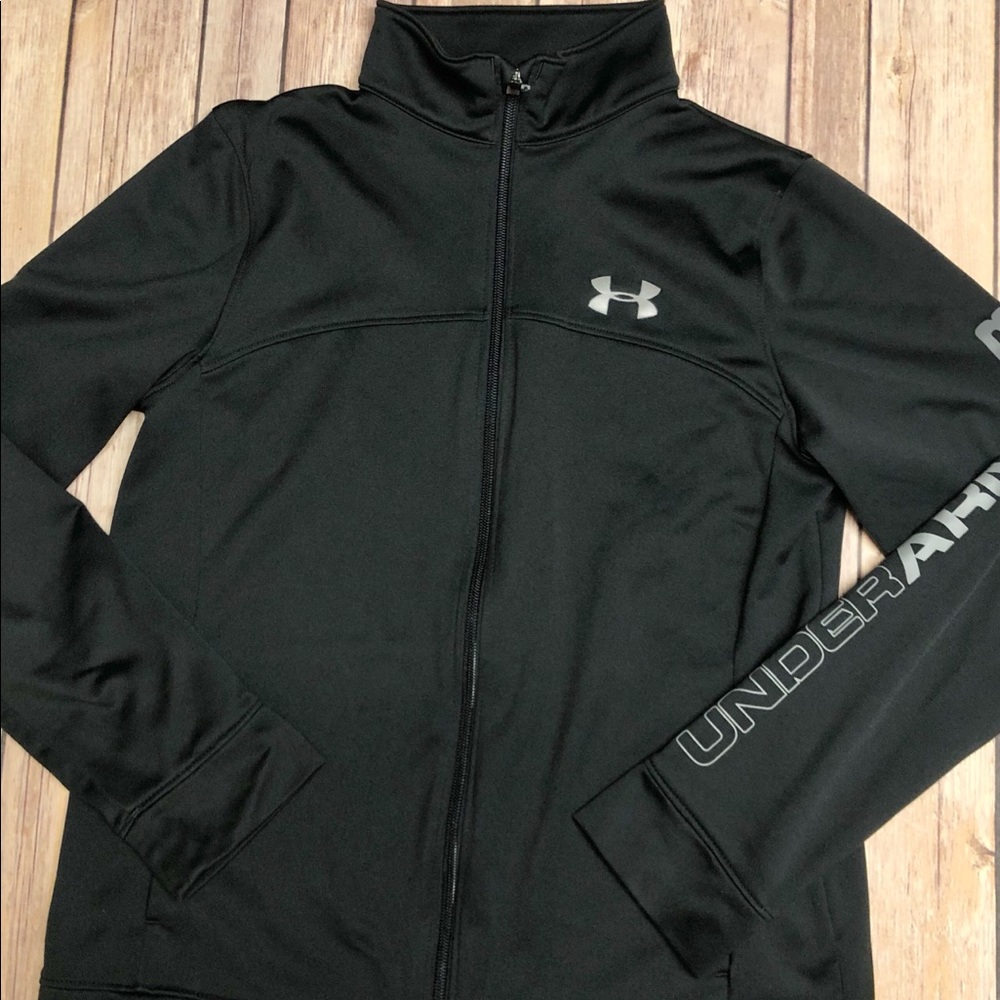 Under Armour track style jacket size YLG used